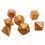 Product Ζάρια Glitter Gold/Silver Mini Polyhedral 7-Die Set image