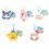 Product Μπρελόκ Λούτρινο Squishmallows Keychain Sanrio Tropical Food 1τμχ Τυχαία Επιλογή image