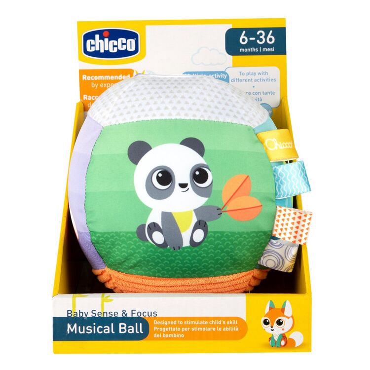 Product Βρεφικό Παιχνίδι Chicco Baby Sense & Focus: Musical Ball (Y03-11564-00) image