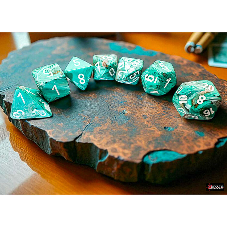 Product Marble Mega-Hedral Oxi-Copper Polyhedral 7-Die Set image