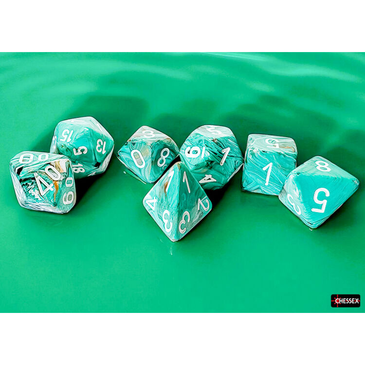 Product Marble Mega-Hedral Oxi-Copper Polyhedral 7-Die Set image