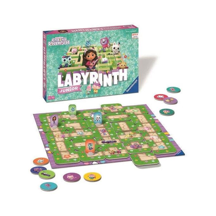 Product Επιτραπέζιο Παιχνίδι Ravensburger Gabby's Dollhouse - Labyrinth Junior (22686) image