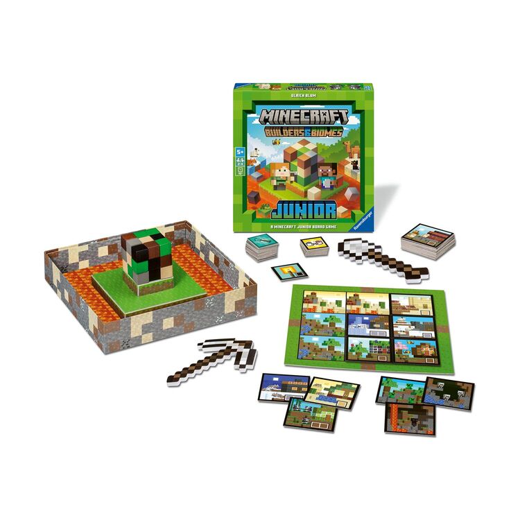 Product Επιτραπέζιο Παιχνίδι Ravensburger Board Game: Minecraft - Builders & Biomes Junior (24750) image
