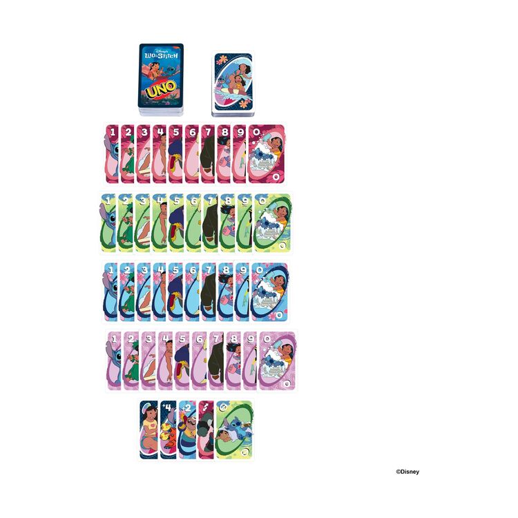 Product Επιτραπέζιο Παιχνίδι Mattel Uno: Disney - Lilo &amp; Stitch (JCC10) image