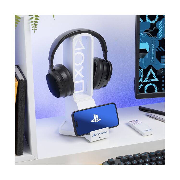 Product Φωτιστικό Paladone: Playstation - Desk Headphone Stand With Light (PP14328PS) image