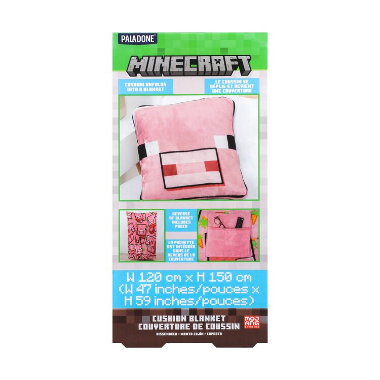 Product Κουβέρτα Paladone: Minecraft - Pig Cushion Blanket (PP13661MCF) image