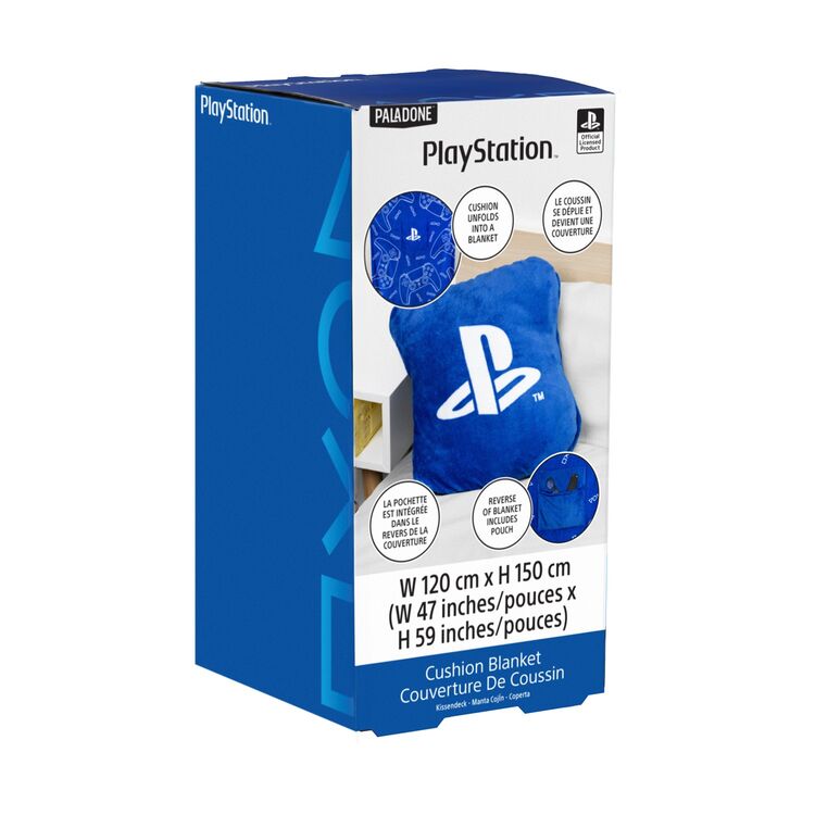 Product Κουβέρτα Paladone: Playstation Cushion Blanket (PP13662PS) image