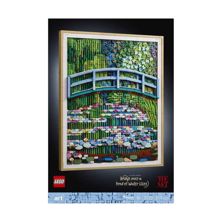 Product LEGO® Art: Claude Monet – Bridge over a Pond of Water Lilies (31220) image