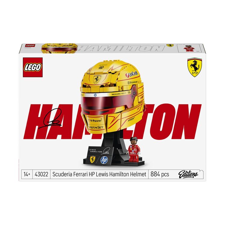 Product LEGO® Editions™: Scuderia Ferrari HP Lewis Hamilton Helmet (43022) image