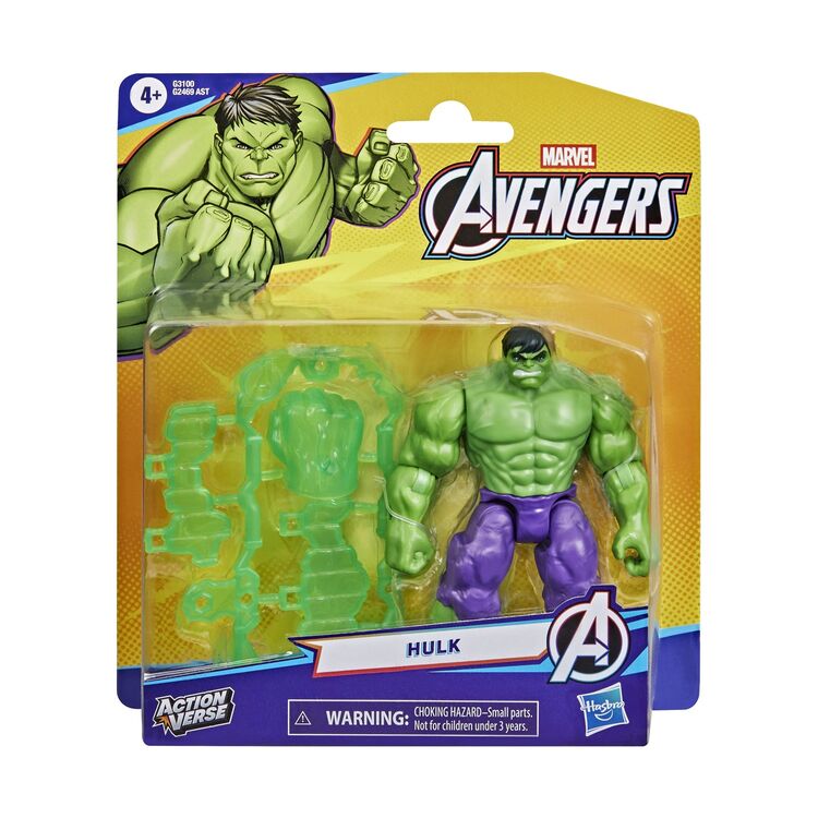 Product Φιγούρα Δράσης Hasbro Marvel Action Verse: Avengers - Hulk Action Figure (G3100) image