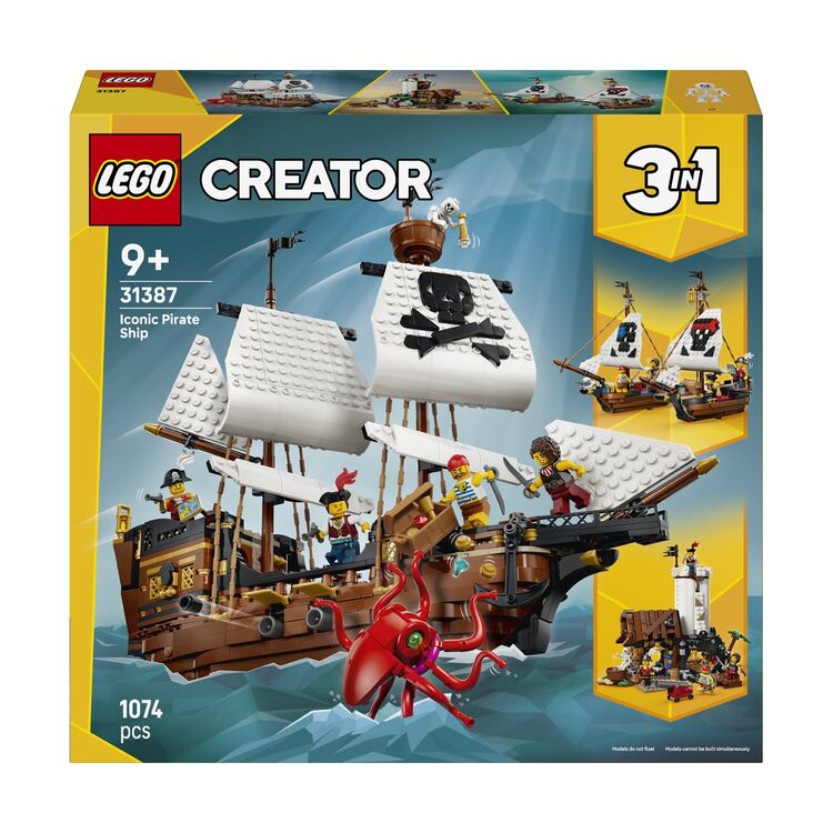 Product LEGO® Creator 3-in1: Iconic Pirate Ship (31387) image