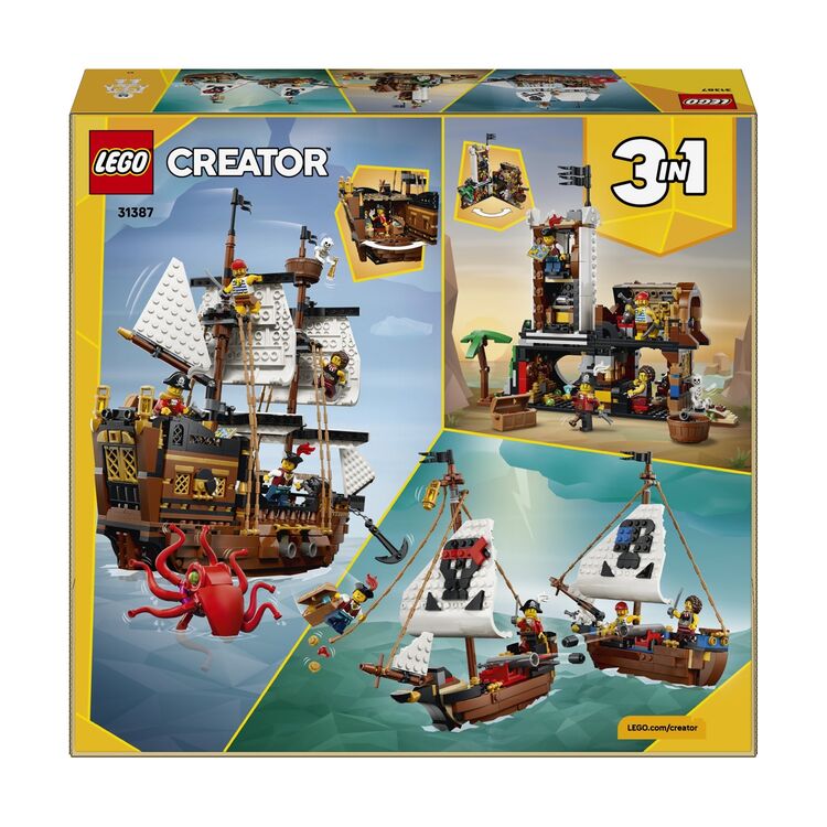 Product LEGO® Creator 3-in1: Iconic Pirate Ship (31387) image