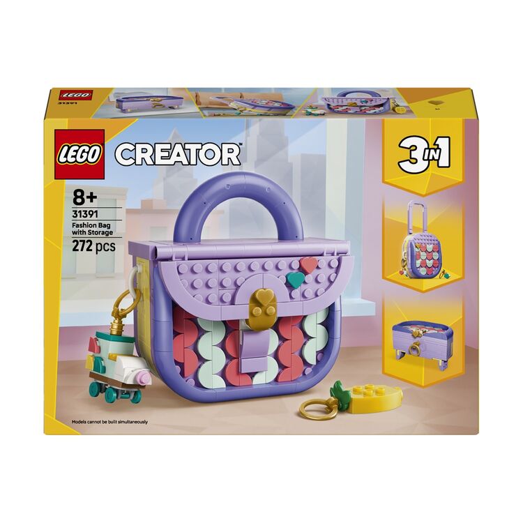 Product LEGO® Creator 3-in1: Art Fashion Bag With Storage (31391) image