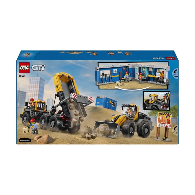 Product LEGO® City: Dump Truck & Front End Loader (60494) image