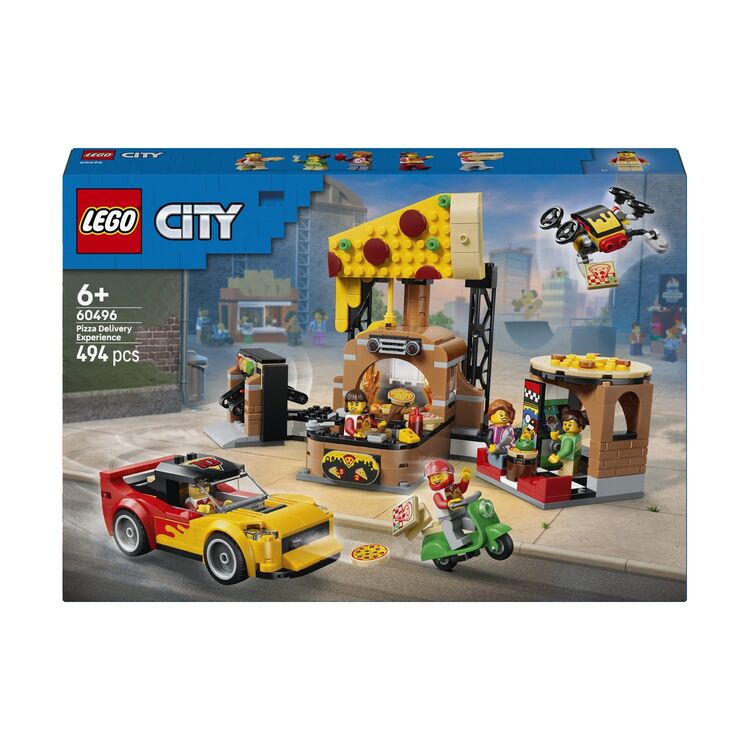 Product LEGO® City: Pizza Delivery Experience With Vehicles (60496) image