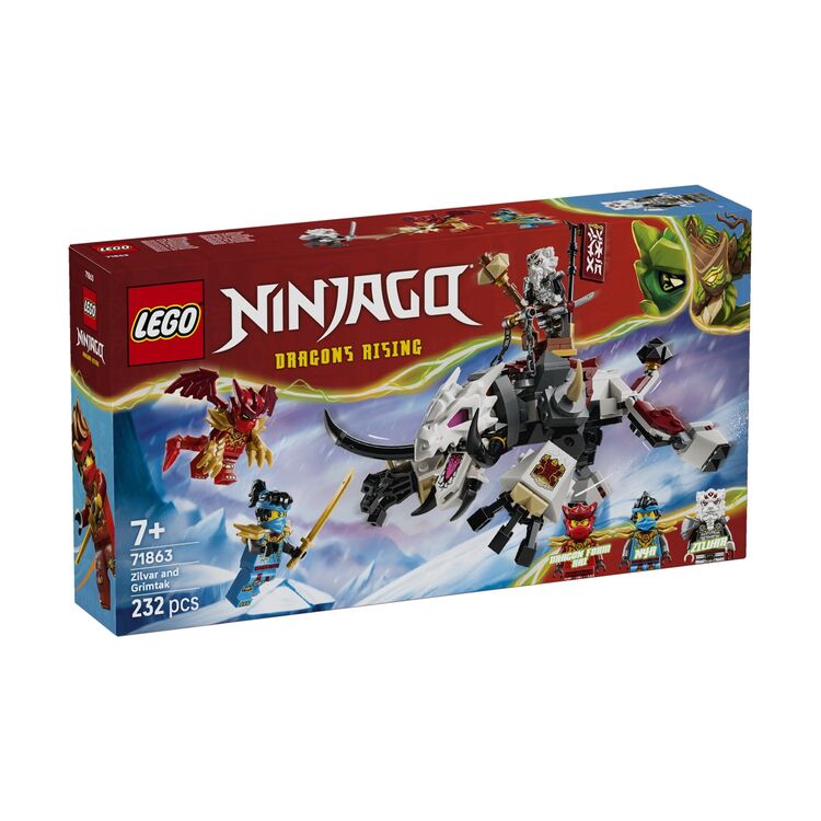 Product LEGO® NINJAGO®: Zilvar And Grimtak The Dragon Beast (71863) image