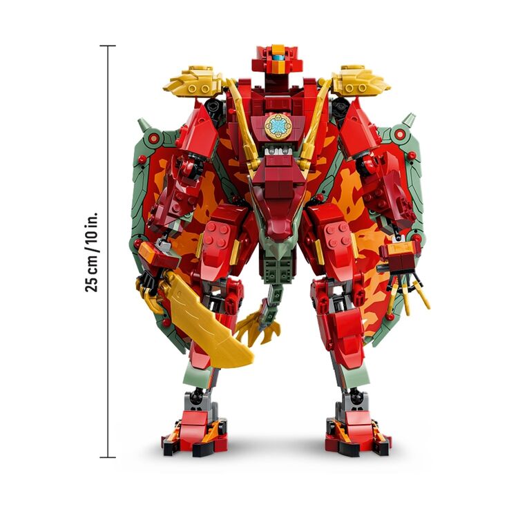 Product LEGO® NINJAGO®: Wyldfyre's Transforming Dragon Mech (71868) image
