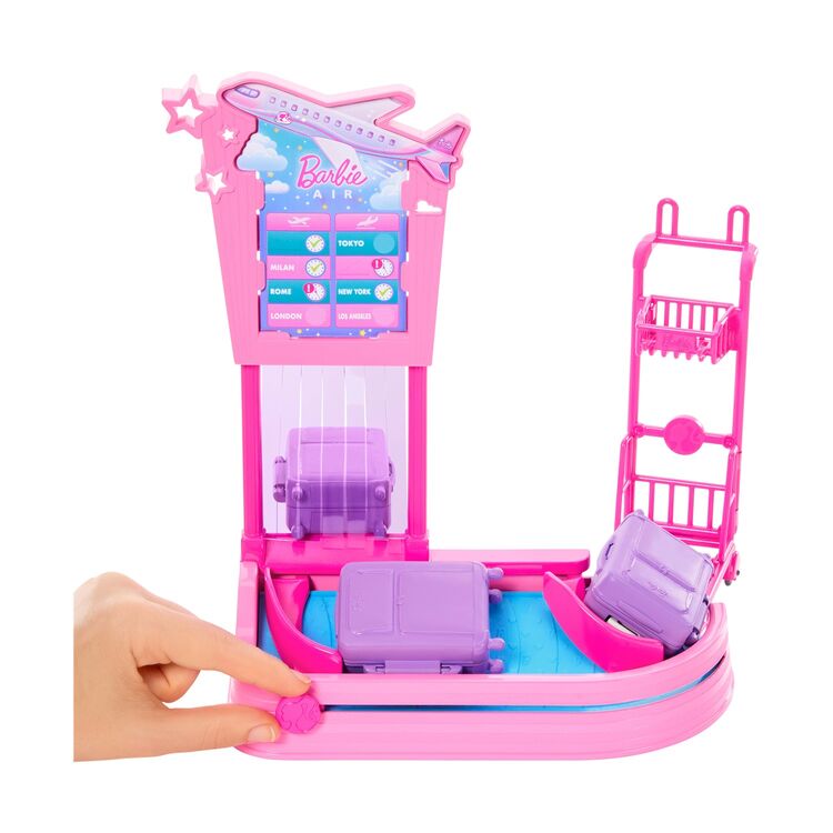 Product Κούκλα Mattel Barbie: Family &amp; Friends - Barbie At the Airport (JMJ49) image
