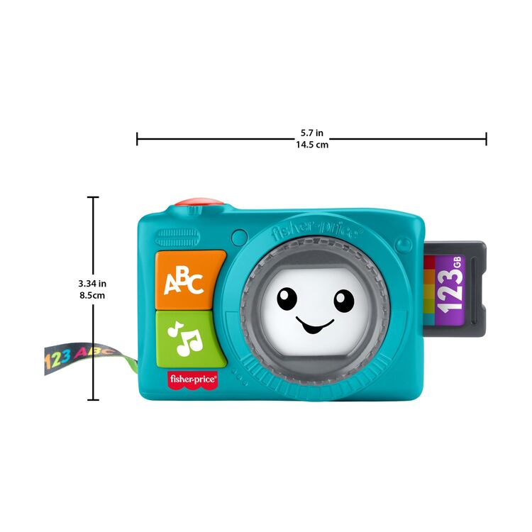 Product Διαδραστικό Παιχνίδι Fisher-Price Laugh &amp; Learn: Light-Up Camera (Speaks EN,GR,TR) (JNV97) image