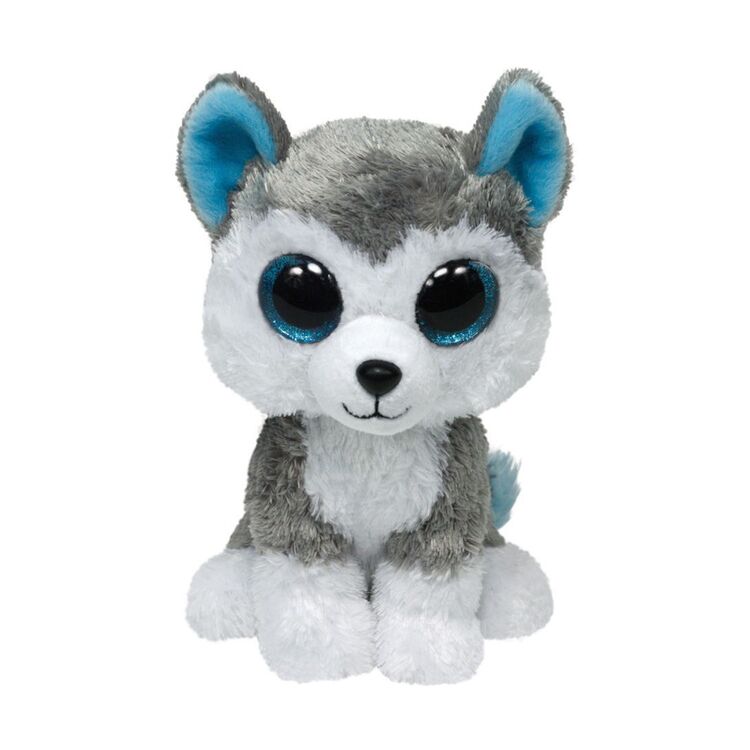 Product TY BEANIE BOOS - SLUSH GREY HUSKY DOG PLUSH TOY image