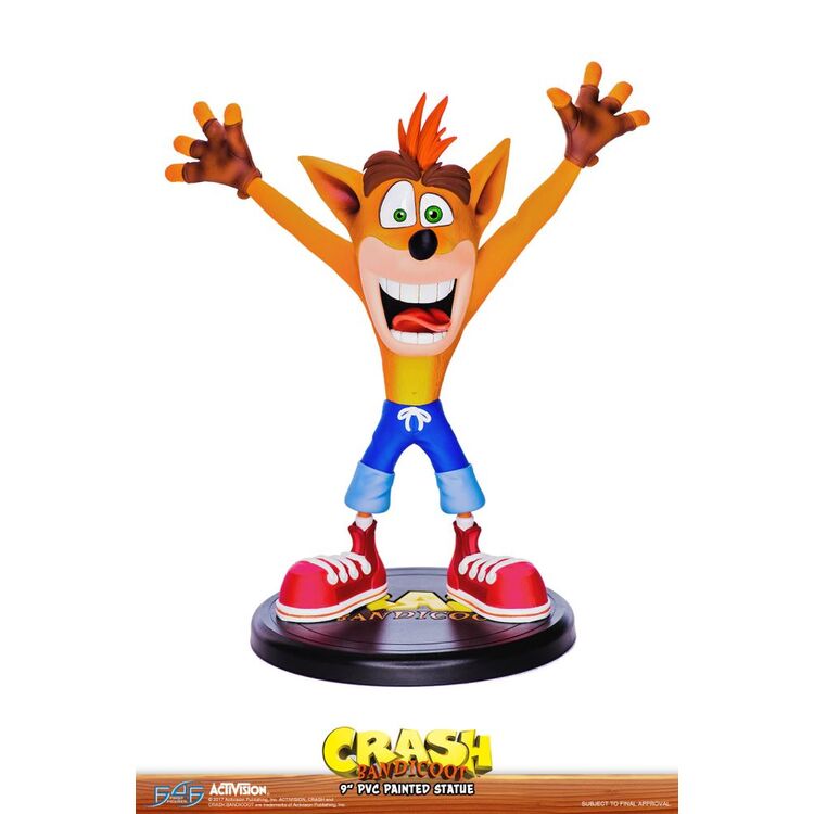 Product F4F Crash Bandicoot N. Sane Trilogy PVC Pained Statue (23cm) (CRASHBT) image