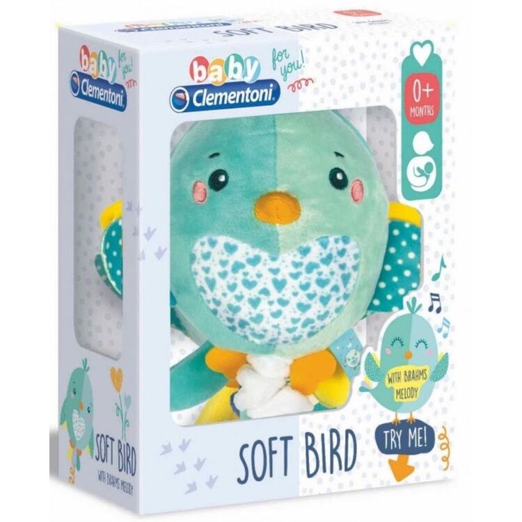 Product AS Baby Clementoni - Soft Bird Musical Plush (1000-17269) image