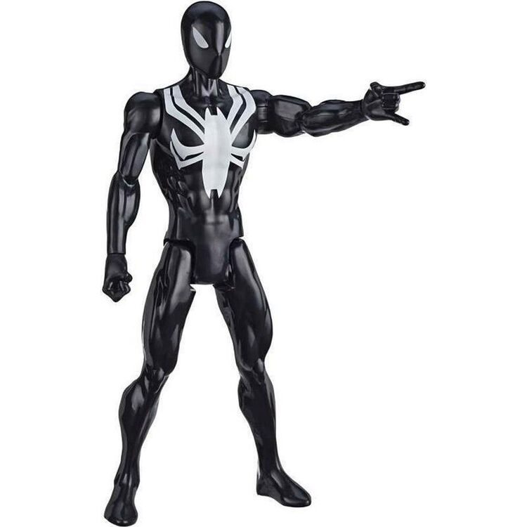 Product Hasbro Marvel Spider-Man Blast Gear: Titan Hero Series - Black Suit Spider-Man (E8523) image