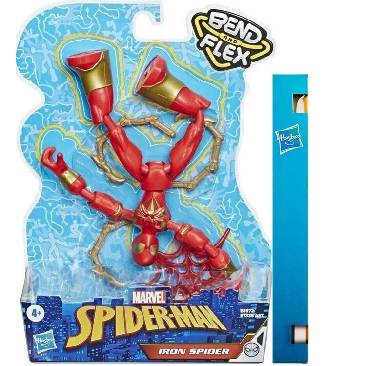 Product Hasbro Marvel Spider-Man: Bend And Flex - Iron Spider Action Figure (E8972) image