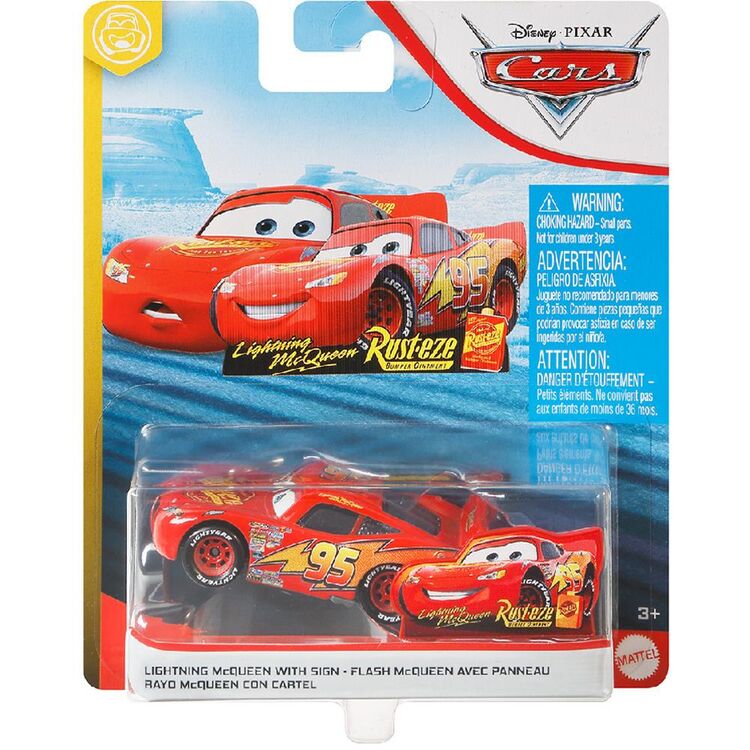 Product Mattel Disney Pixar: Cars - Lightning Mcqueen with Rusteze Sign (GCC81) image