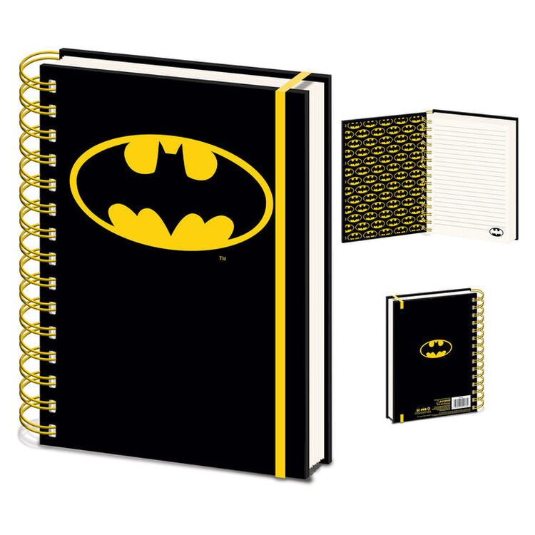 Product Τετράδιο Σπιράλ Batman Symbol A5 Wiro Notebook image