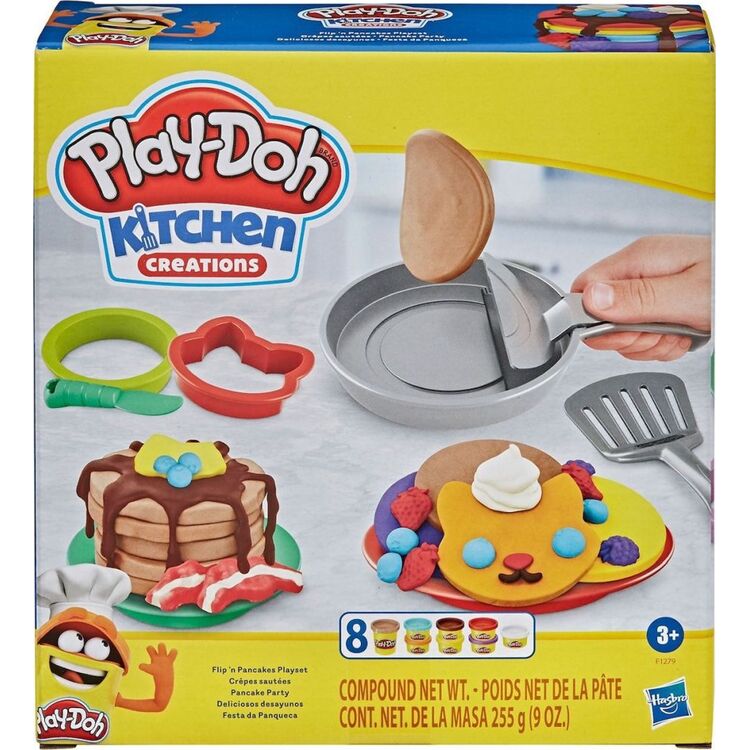 Product Hasbro Play-Doh Kitchen Creations: Flip n Pancakes Playset (F1279) image
