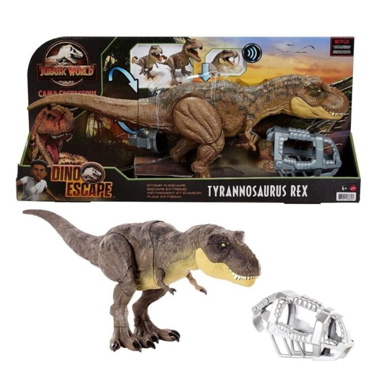 Product Mattel Jurassic World Camp Cretaceous: Dino Escape - Stomp N Escape Tyrannosaurus T-Rex (GWD67) image