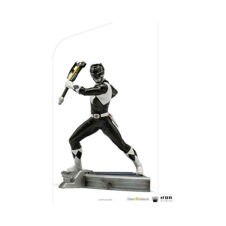 Product Iron Studios BDS: Power Rangers - Black Ranger Art Scale Statue (1/10) (POWRAN46221-10) image