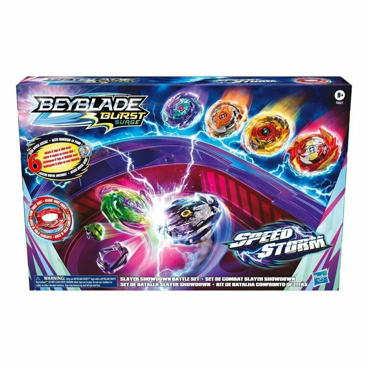 Product Hasbro Beyblade Burst Surge: Speedstorm Slayer Showdown Battle Set (F0661) image
