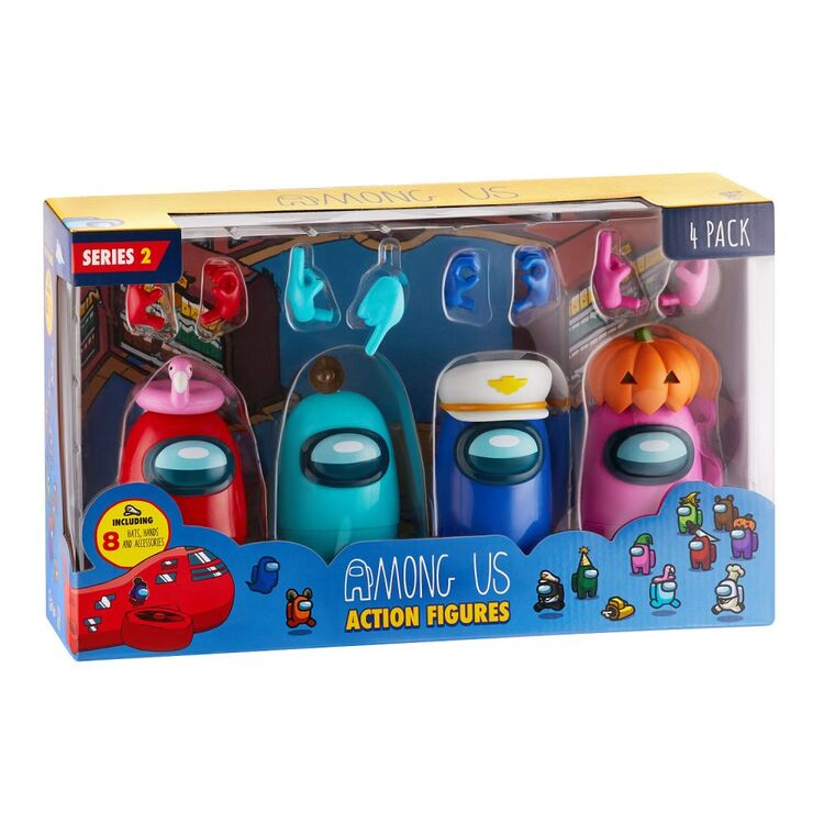 Product P.M.I. Among Us Action Figures 4 Pack 11.5 cm (S2) (AU6230) image