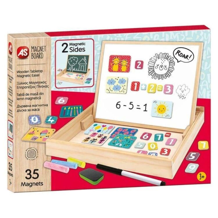 Product AS Magnet Box: Wooden Tabletop Magnetic Easel (1029-64054) image