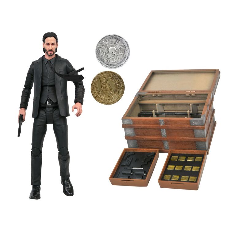 Product Diamond Deluxe: John Wick - John Wick Action Figure Set (MAR208179) image