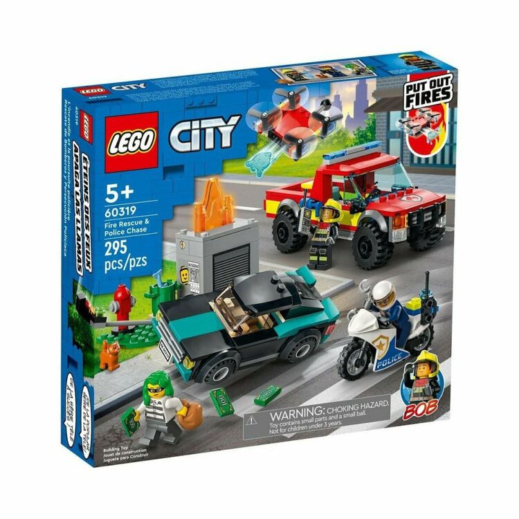 Product LEGO® City Fire: Πυροσβεστική Διάσωση & Αστυνομική Καταδίωξη (60319) image