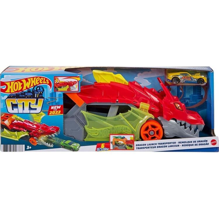 Product Mattel Hot Wheels City - Dragon Launch Transporter (GTK42) image