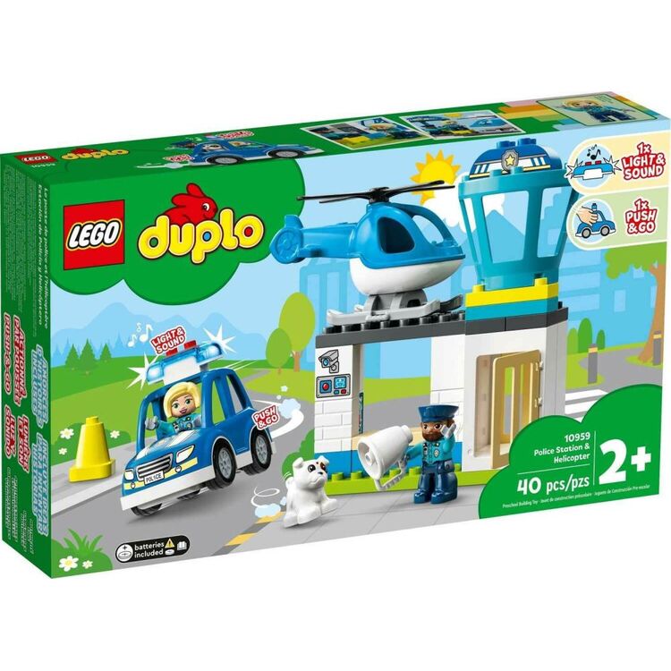 Product LEGO® DUPLO® Town: Police Station & Helicopter (10959) image