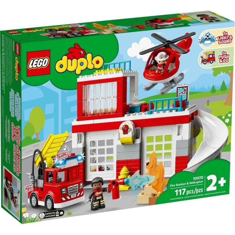 Product LEGO® DUPLO® Town: Fire Station & Helicopter (10970) image