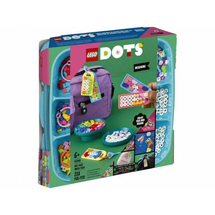 Product LEGO® DOTS: Μεγάλο Πακέτο Ετικετών Τσάντας - Μηνύματα (41949) image