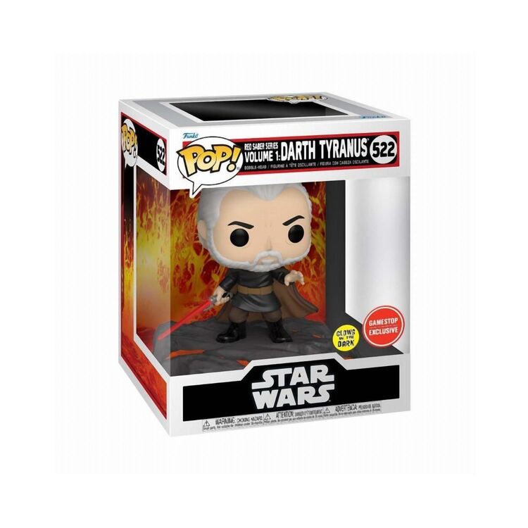 Product Φιγούρα Funko Pop! Red Saber Series Vol.1 - Darth Tyranus (Glows in the Dark) (Gamestop Exclusive) image