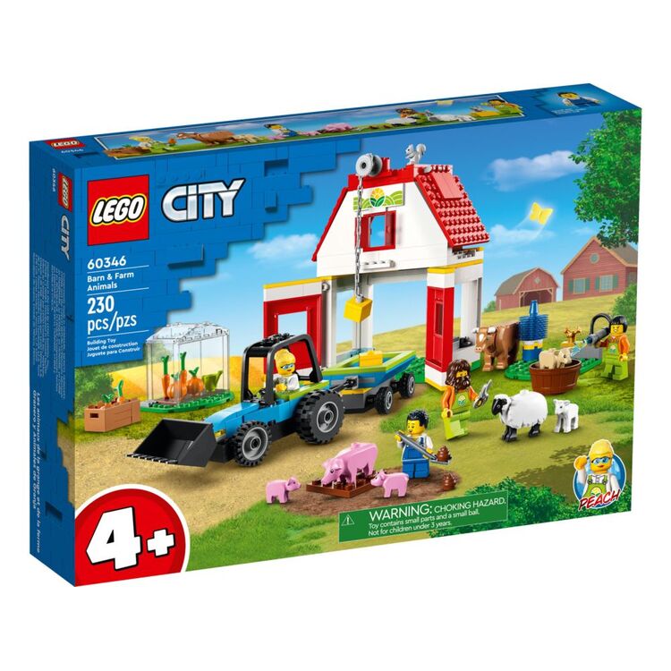 Product LEGO® Farm: Barn Farm Animals (60346) image