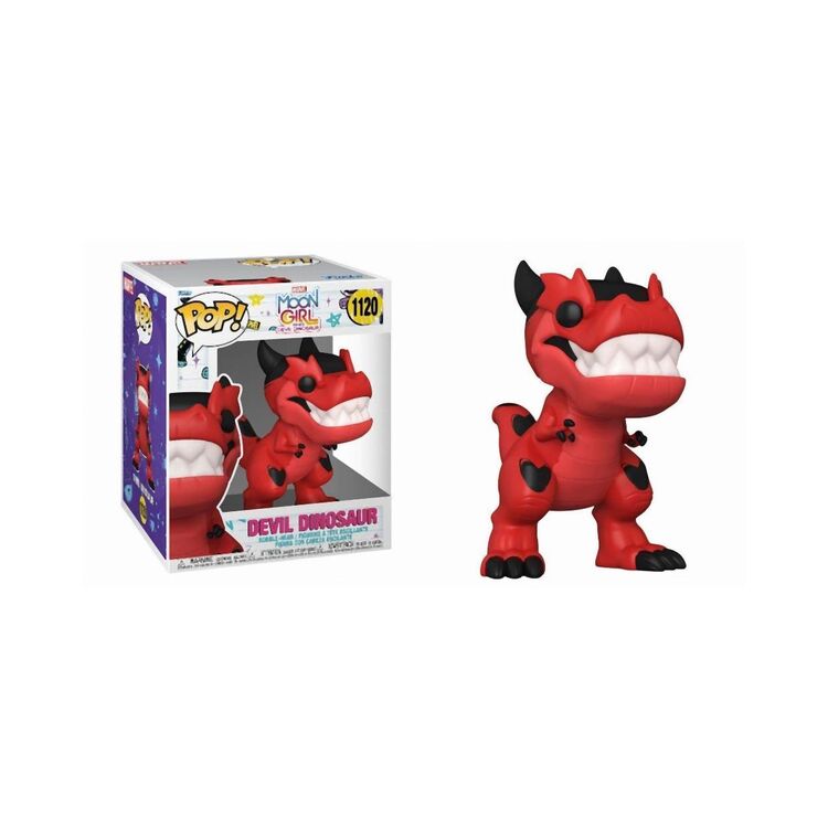 Product Φιγούρα Funko Pop! Moon Girl and Devil Dinosaur (2023) - Devil Dinosaur 6” Super Sized image