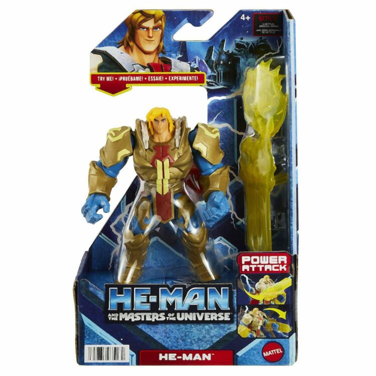 Product Φιγούρα Δράσης Mattel He-Man and the Masters of the Universe: Power Attack - He-Man Action Figure (HDY37) image