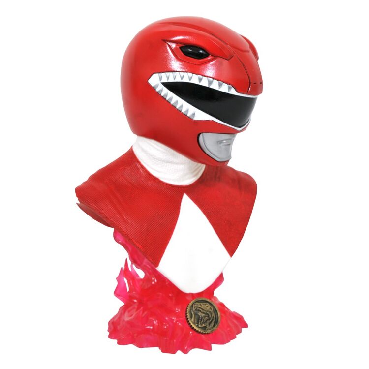 Product Diamond Legends In 3D: Mighty Morphin Power Rangers - Red Ranger Bust (1/2) (Sep212194) image