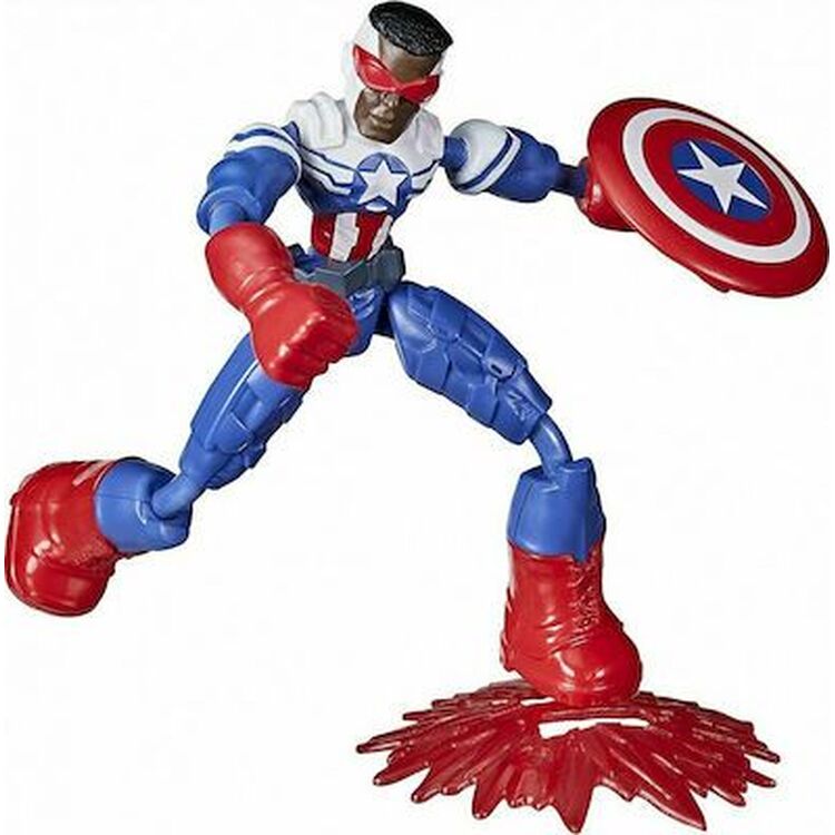 Product Hasbro Marvel: Avengers Bend and Flex - Captain America Action Figure (15cm) (F0971) image