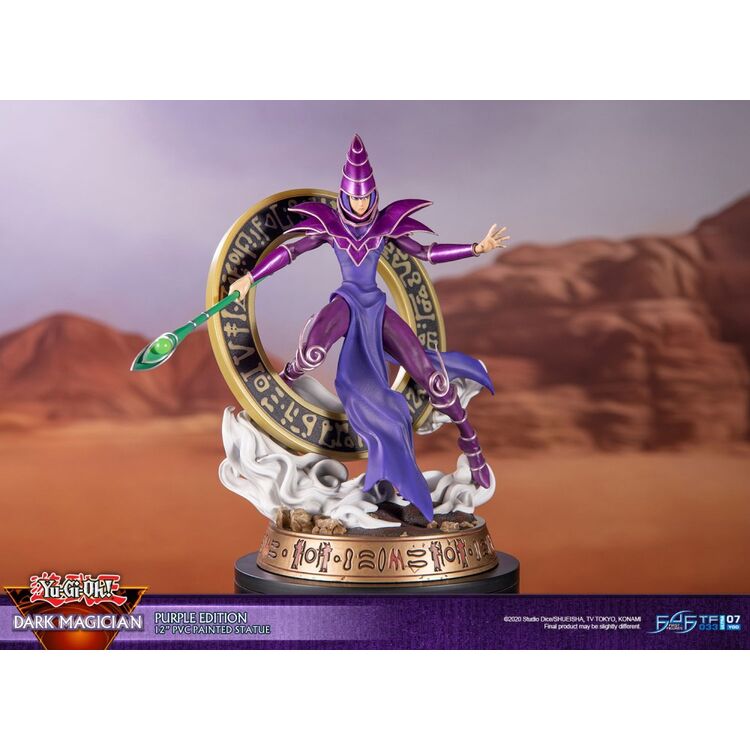 Product F4F Yu-Gi-Oh! - Dark Magician Purple Variant PVC Statue (29cm) (YGODMPS) image