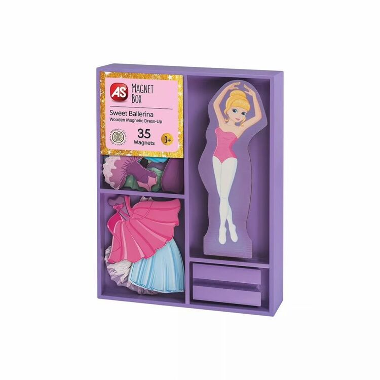 Product AS Magnet Box: Sweet Ballerina - Wooden Magnetic Dress-Up (1029-64052) image
